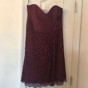 Short Dress with Sweetheart Neckline